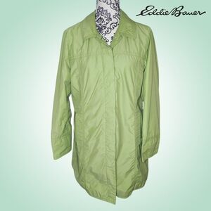 EDDIE BAUER Light Green Lightweight Jacket - Large